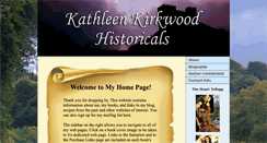 Desktop Screenshot of kathleenkirkwoodhistoricals.com