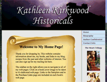 Tablet Screenshot of kathleenkirkwoodhistoricals.com